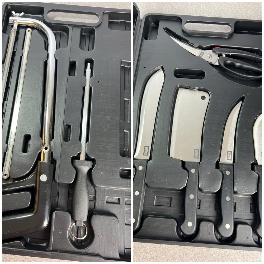 Weston 10-Piece Game Processing Kit Butchering Camp Deer hunting